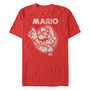 Nintendo Men's Super Mario Pointing Short Sleeve T-Shirt