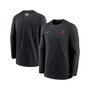 Men's Black San Francisco Giants Authentic Collection Logo Performance Long Sleeve T-shirt