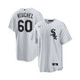 Men's Dallas Keuchel White, Black Chicago White Sox Home Replica Player Jersey