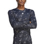 Slim Fit Techfit Crewneck Long-Sleeve Camo Training T-Shirt
