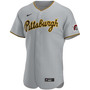 Men's Gray Pittsburgh Pirates Road Authentic Team Jersey