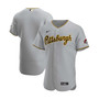 Men's Gray Pittsburgh Pirates Road Authentic Team Jersey