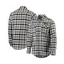 Men's Black and Gray Philadelphia Flyers Ease Plaid Button-Up Long Sleeve Shirt