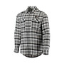 Men's Black and Gray Philadelphia Flyers Ease Plaid Button-Up Long Sleeve Shirt