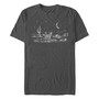 Men's Wolf Moon Desert Short Sleeve Crew T-shirt