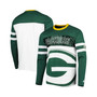 Men's Green, White Green Bay Packers Halftime Long Sleeve T-shirt