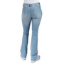 Juniors' Seamed High-Rise Bootcut Jeans