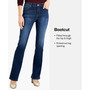 Juniors' Seamed High-Rise Bootcut Jeans