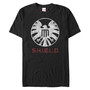 Marvel Men's Avengers Agents of S.H.I.E.L.D. Emblem Costume Short Sleeve T-Shirt