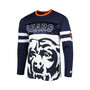 Men's Navy, White Chicago Bears Halftime Long Sleeve T-shirt