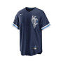 Men's Salvador Perez Navy Kansas City Royals 2022 City Connect Replica Player Jersey
