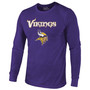 Minnesota Vikings Lockup Tri-Blend Long Sleeve T-shirt - Purple