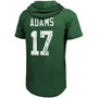 Men's Davante Adams Green Green Bay Packers Player Name Number Tri-Blend Hoodie T-shirt