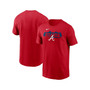 Men's Red Atlanta Braves Logo Local Team T-shirt