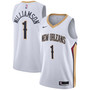 Men's Zion Williamson White New Orleans Pelicans 2020/21 Swingman Jersey - Association Edition