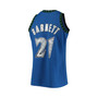 Men's Kevin Garnett Blue Minnesota Timberwolves 2003-04 Hardwood Classics 75th Anniversary Diamond Swingman Jersey
