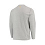 Men's Heathered Gray Pittsburgh Steelers Sport Lei Pass Long Sleeve T-shirt