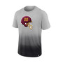 Men's Branded Heathered Gray, Black Washington Football Team Team Ombre T-shirt