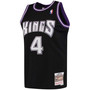 Men's Chris Webber Black Sacramento Kings Hardwood Classics 2000-01 Swingman Jersey