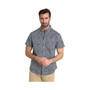 Men's Printed Stretch Poplin Short Sleeve Shirt