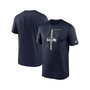 Men's College Navy Seattle Seahawks Legend Icon Performance T-shirt