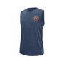 Men's Navy Chicago Bears Warm Up Sleeveless T-shirt