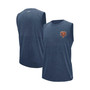 Men's Navy Chicago Bears Warm Up Sleeveless T-shirt