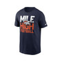 Men's Navy Denver Broncos Local Essential T-shirt