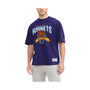 Men's Purple Charlotte Hornets Tim Backboard T-shirt