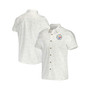 Men's NFL x Darius Rucker Collection by White Pittsburgh Steelers Woven Button-Up T-shirt