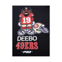 Men's Deebo Samuel Black San Francisco 49ers Player Avatar Graphic T-shirt