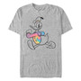 Men's Tie Dye Donald Short Sleeve T-Shirt