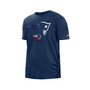 Men's Navy New England Patriots 2022 Sideline Ink Dye T-shirt