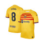 Men's Pedri Yellow Barcelona 2022/23 Fourth Breathe Stadium Replica Player Jersey