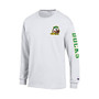 Men's White Oregon Ducks Team Stack Long Sleeve T-shirt