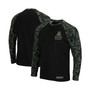 Men's Black Arizona Wildcats OHT Military-Inspired Appreciation Camo Raglan Long Sleeve T-shirt