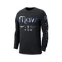 Men's Black Dallas Mavericks Essential Air Traffic Control Long Sleeve T-shirt
