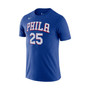 Men's Ben Simmons Royal Philadelphia 76ers Diamond Icon Name and Number T-shirt