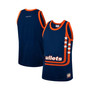 Men's Navy Washington Bullets Hardwood Classics Team Heritage Fashion Jersey