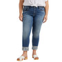 Plus Size Carter Mid Rise Girlfriend Jeans