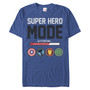Marvel Men's Comic Collection Hero Mode Activation Short Sleeve T-Shirt