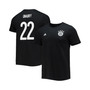 Men's Serge Gnabry Black Bayern Munich Amplifier Name and Number T-shirt