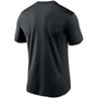 Men's Black San Francisco 49ers Logo Essential Legend Performance T-Shirt