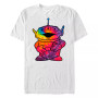 Disney Pixar Men's Toy Story Tie Dye Alien, Short Sleeve T-Shirt