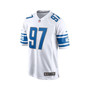 Men's Aidan Hutchinson White Detroit Lions 2022 NFL Draft First Round Pick Game Jersey
