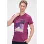 Men's Modern Print Fitted Admission T-shirt
