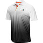 Men's Heather Gray Miami Hurricanes Magic Team Logo Polo Shirt