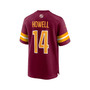 Men's Sam Howell Burgundy Washington Commanders 2022 NFL Draft Pick Player Game Jersey