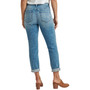 Women's Carter Mid Rise Cuffed Hem Girlfriend Jeans