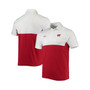 Men's White, Red Wisconsin Badgers 2022 Blocked Coaches Performance Polo Shirt